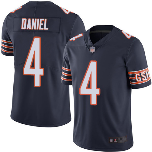 Chicago Bears Limited Navy Blue Men Chase Daniel Home Jersey NFL Football #4 Vapor Untouchable->nfl t-shirts->Sports Accessory